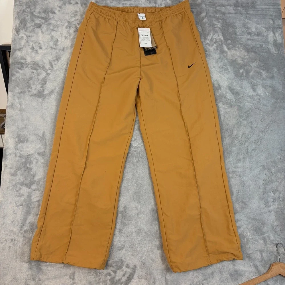 Nike Womens XL Sportswear Everything Wovens Mid-Rise Open-Hem Pants NEW!